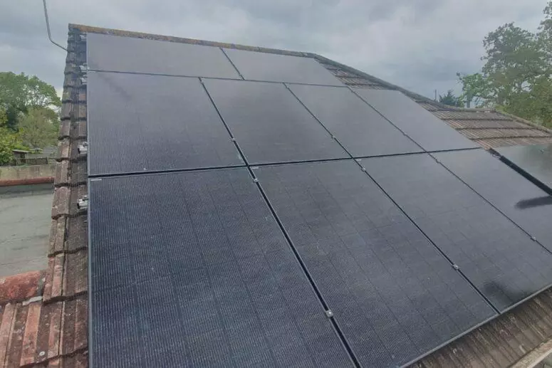 Full solar panel install